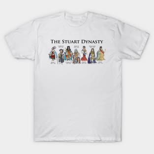 The Stuart Dynasty (Horizontal design) T-Shirt